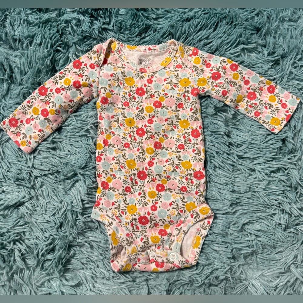 Floral Print Kids Bodysuit